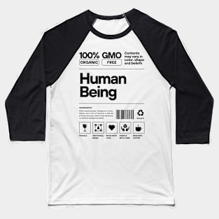 Human Being Baseball T-Shirt